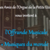Concert de l’AOPE : Offrande musicale « Musiques du monde »