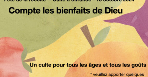 Culte de la récolte – culte d’offrande