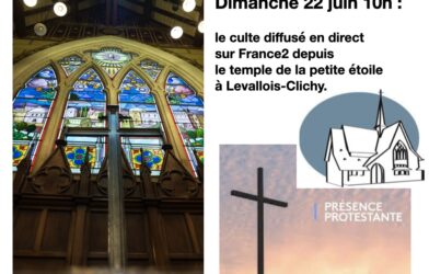 Retransmission direct du culte de Levallois Perret  sur France2 