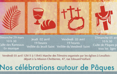 de Rameaux à Pâques 