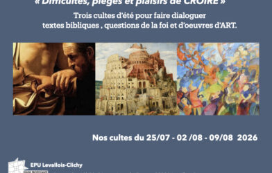 cultes d'été : BIBLE et ART 
